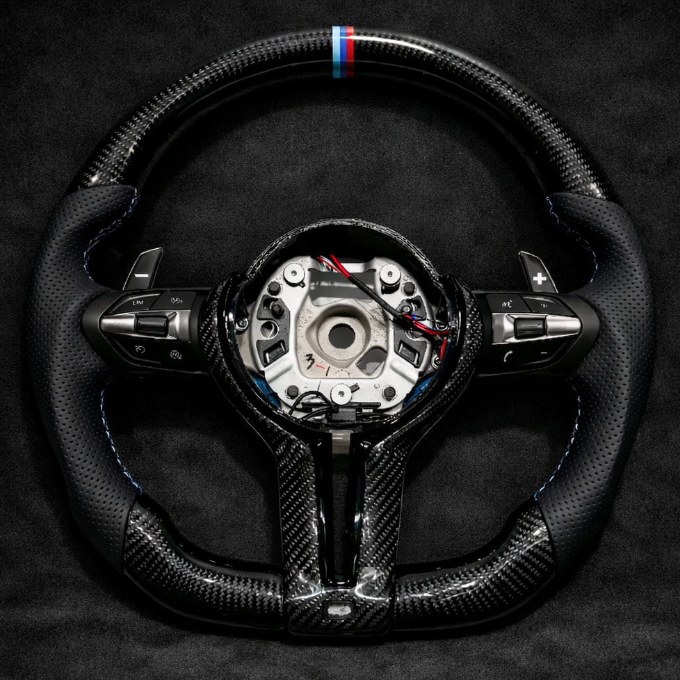 BMW M Performance Track Carbon Fiber Steering Wheel for 2012-2019 F models