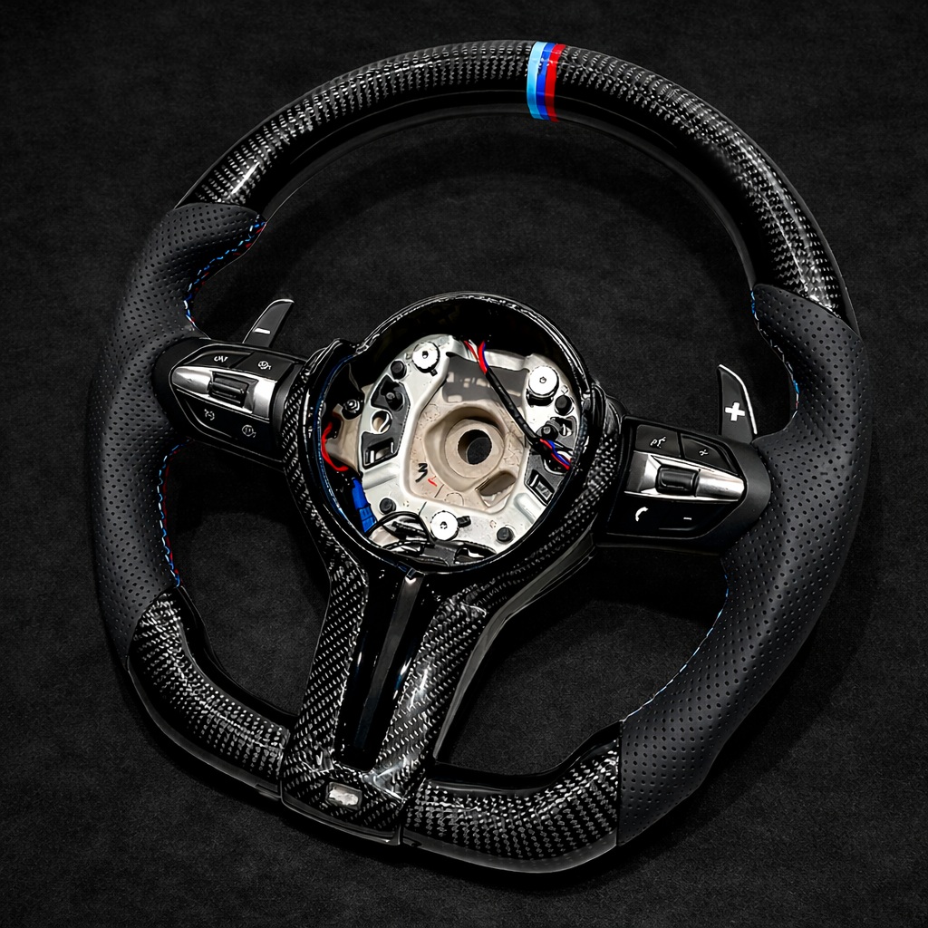 BMW M Performance Track Carbon Fiber Steering Wheel for 2012-2019 F models