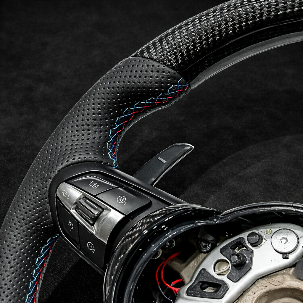 BMW M Performance Track Carbon Fiber Steering Wheel for 2012-2019 F models