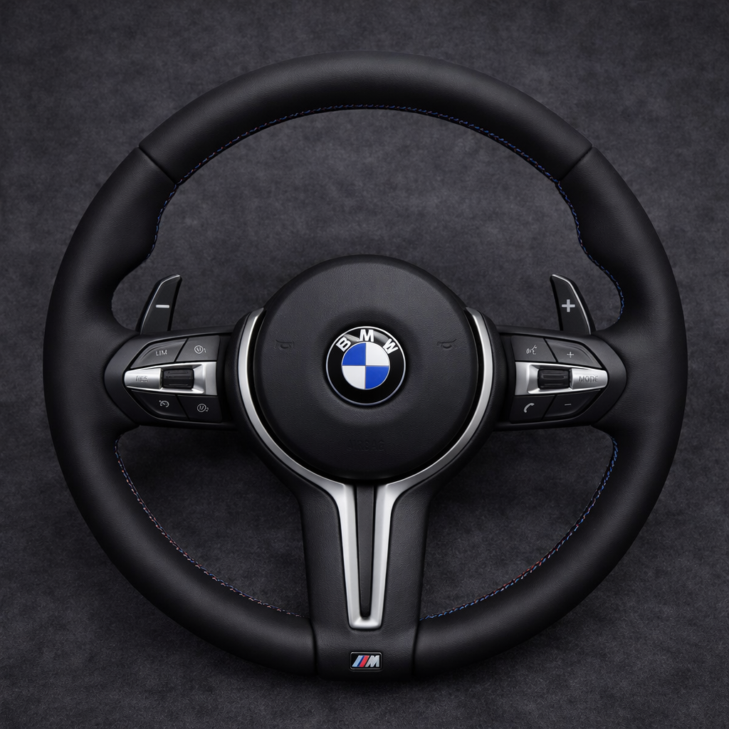 BMW M Performance Classic Leather Steering Wheel for 2012-2019 models