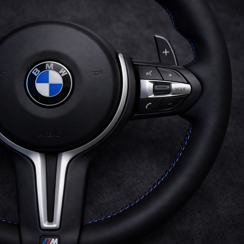 BMW M Performance Classic Leather Steering Wheel for 2012-2019 models