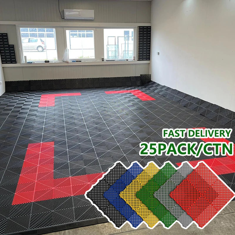 Garage Floor Tiles 25pcs 5 colors
