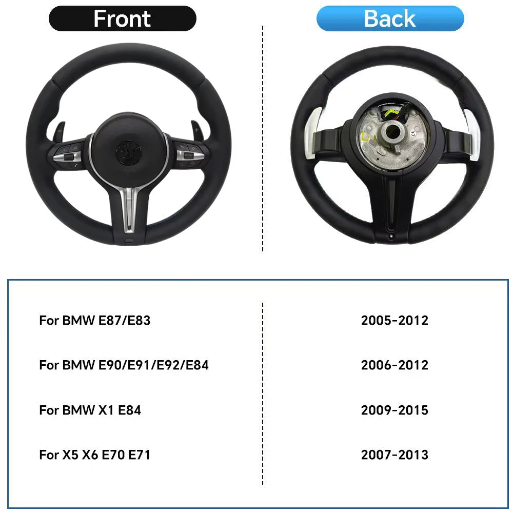 BMW M Performance Classic Leather Steering Wheel for 2012-2019 models