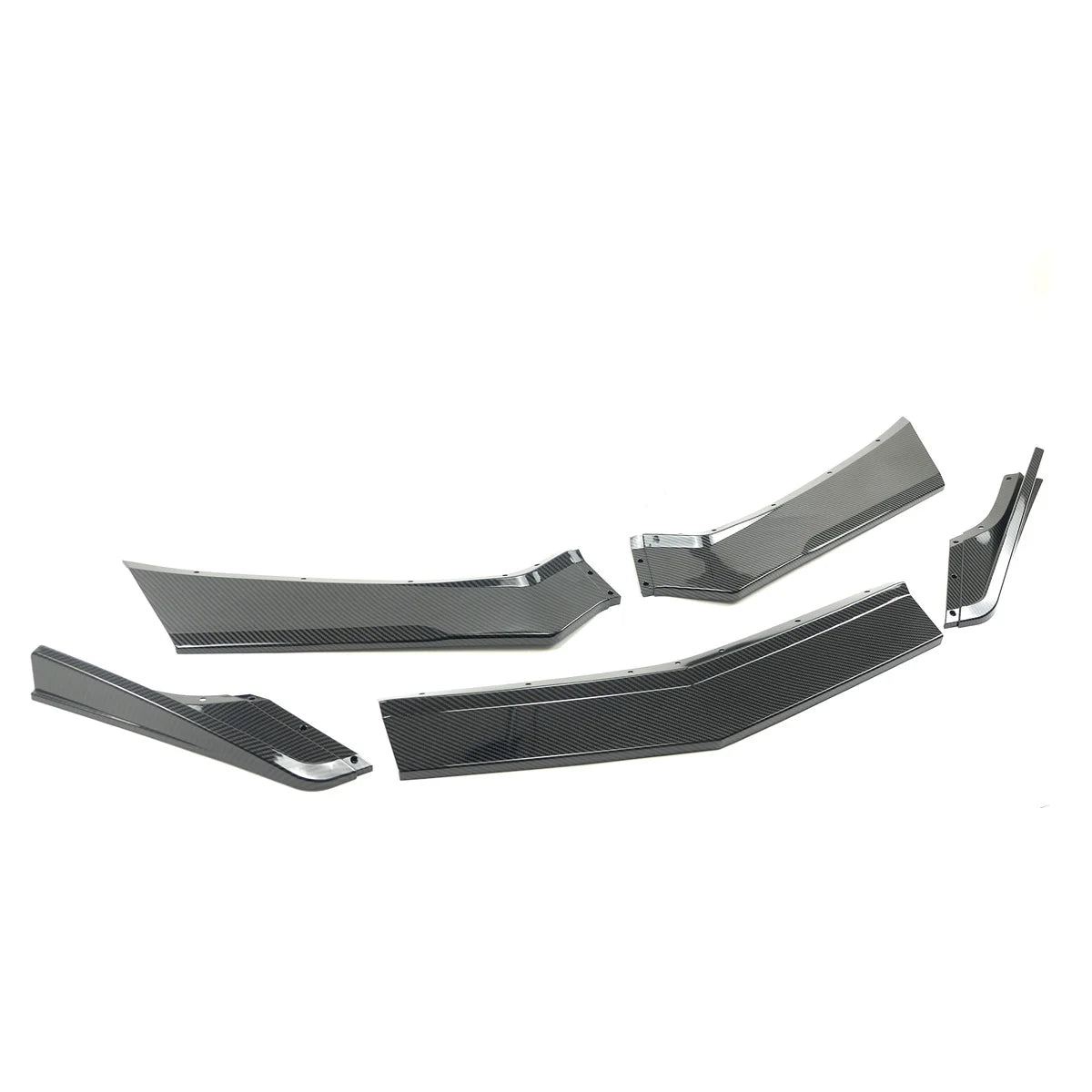 Corvette C8 2020+ Front Lip Splitter Carbon Fiber / Gloss black Look