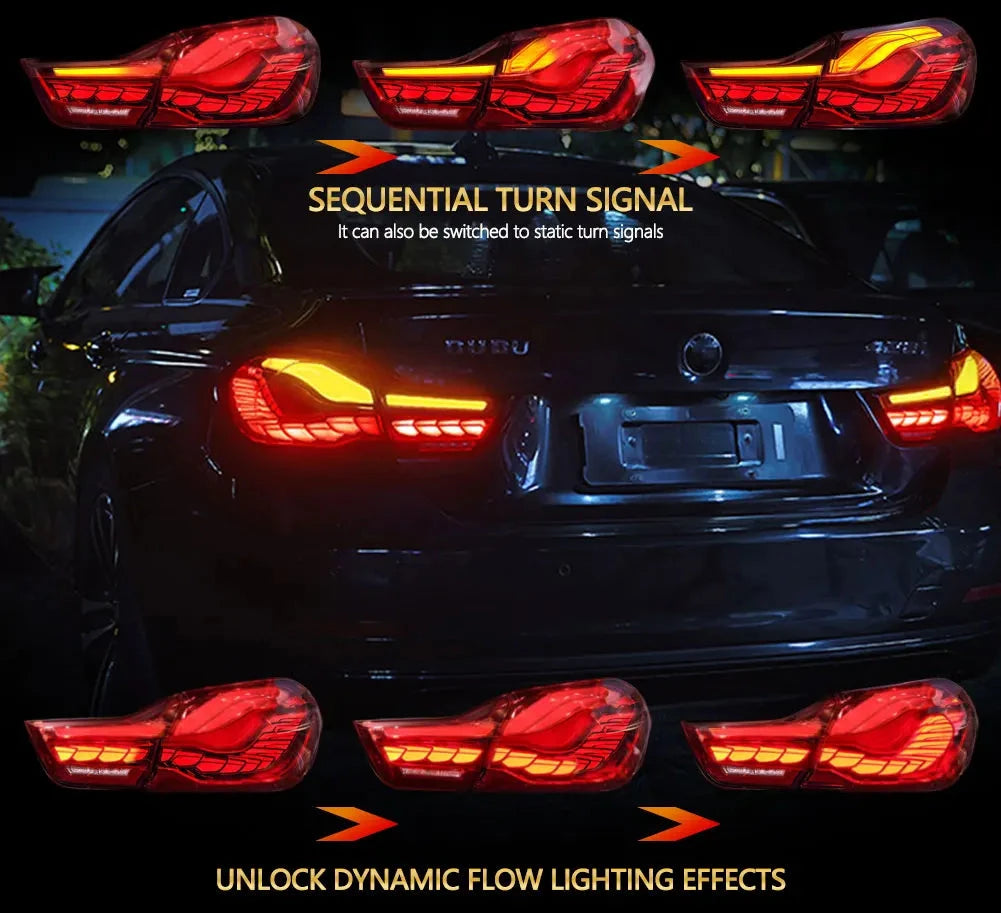 BMW Dragón Style Sequential Taillights for M4 / 4 series 2012-2019 models