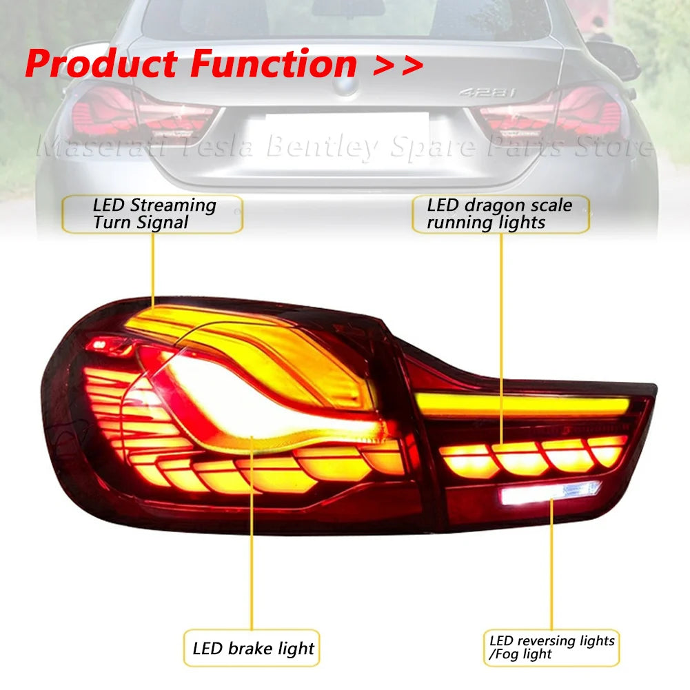 BMW Dragón Style Sequential Taillights for M4 / 4 series 2012-2019 models