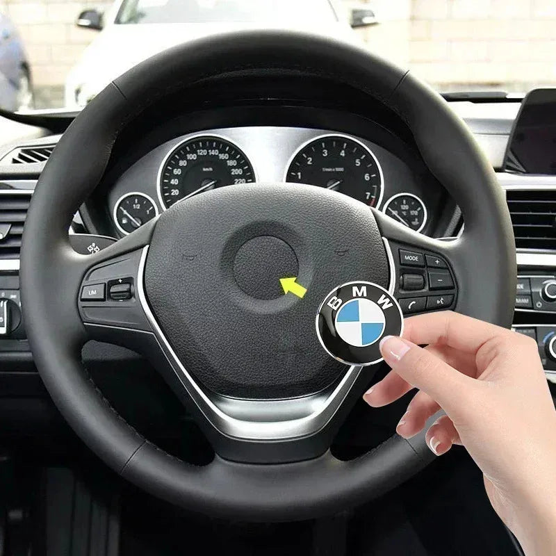 BMW 45MM Steering Wheel Badge Emblem Sticker