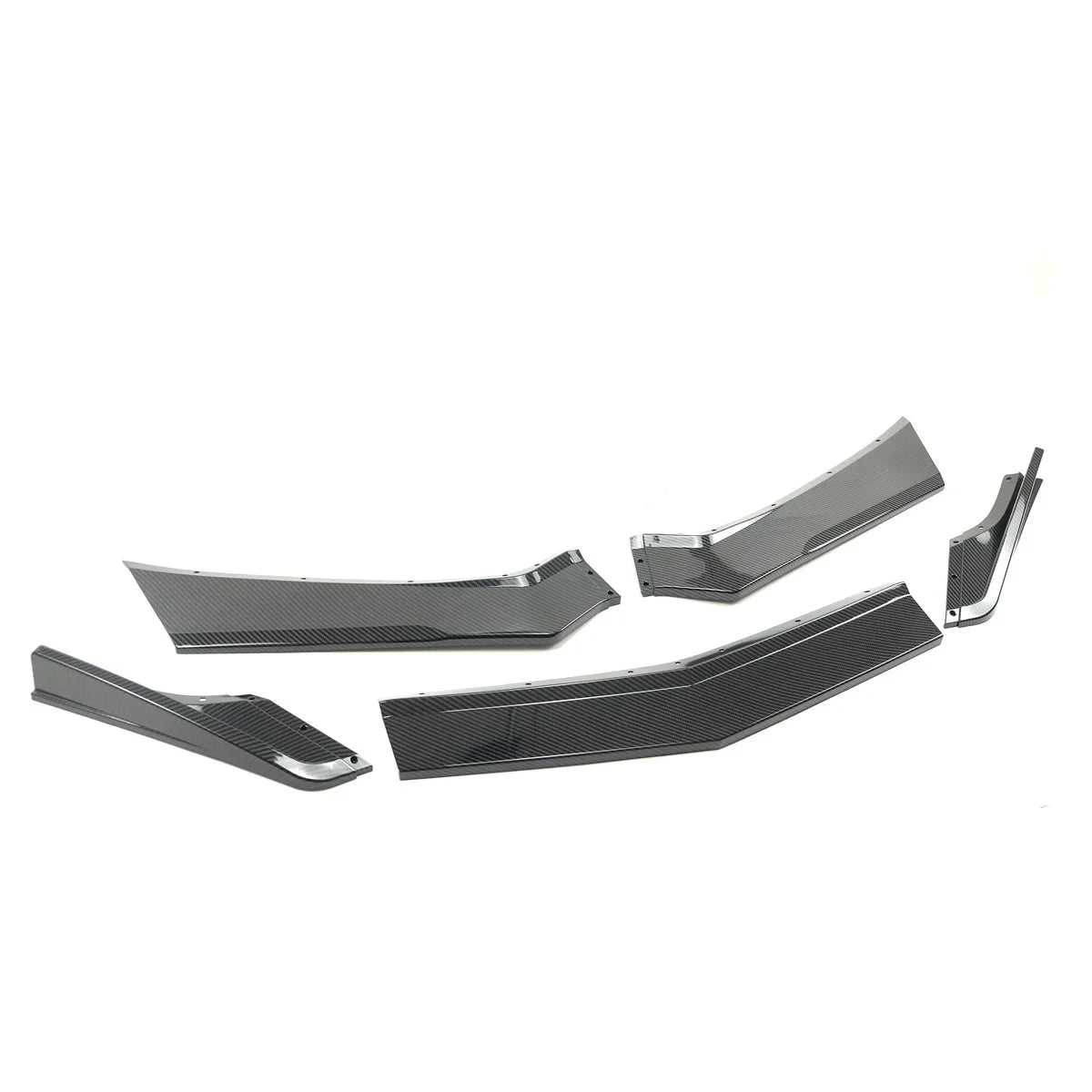 Corvette C8 2020+ Front Lip Splitter Carbon Fiber / Gloss black Look