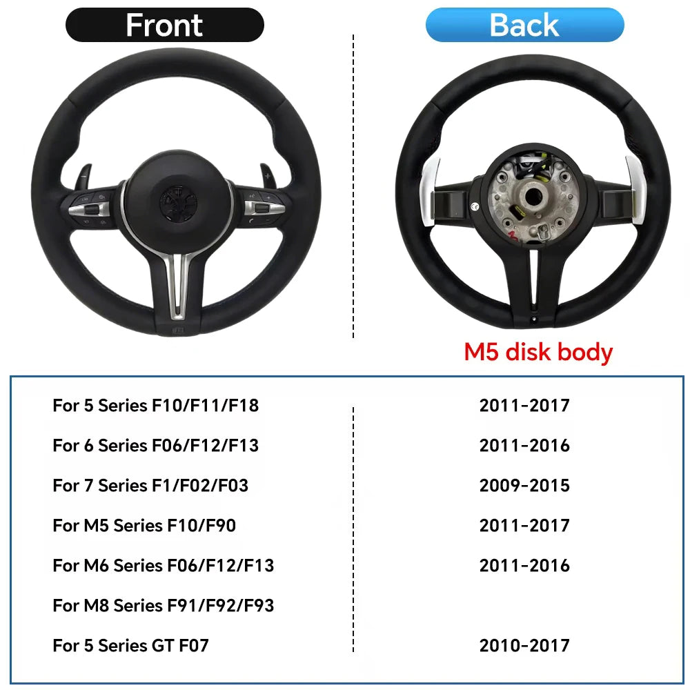 BMW M Performance Classic Leather Steering Wheel for 2012-2019 models