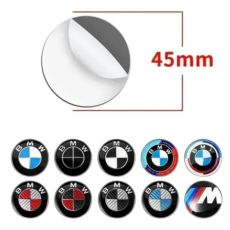 BMW 45MM Steering Wheel Badge Emblem Sticker